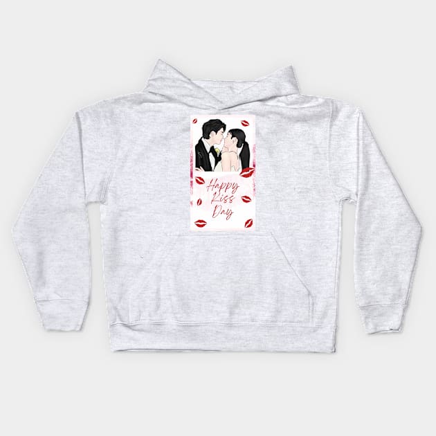 My Demon Kiss Day Special Kids Hoodie by ArtRaft Pro